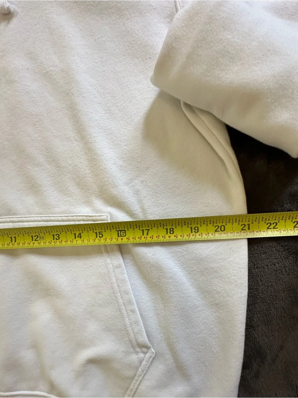 The North Face Hoodie Mens Hoodie White Size Medium Embroidered Front & Back